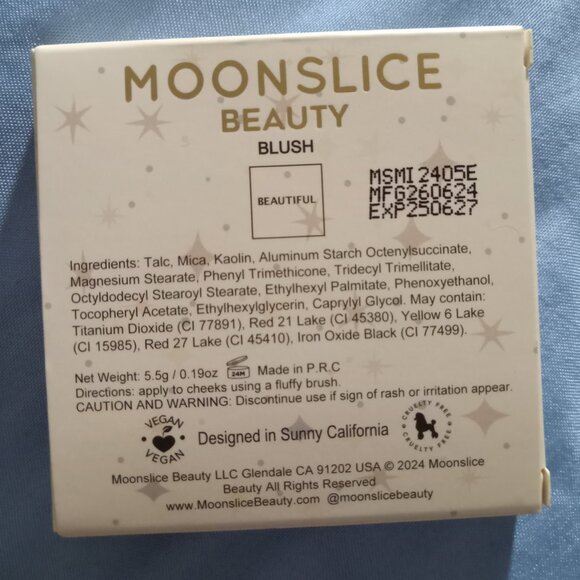 MOONSLICE BEAUTY Pressed Blush in Beautiful - Picture 3 of 3